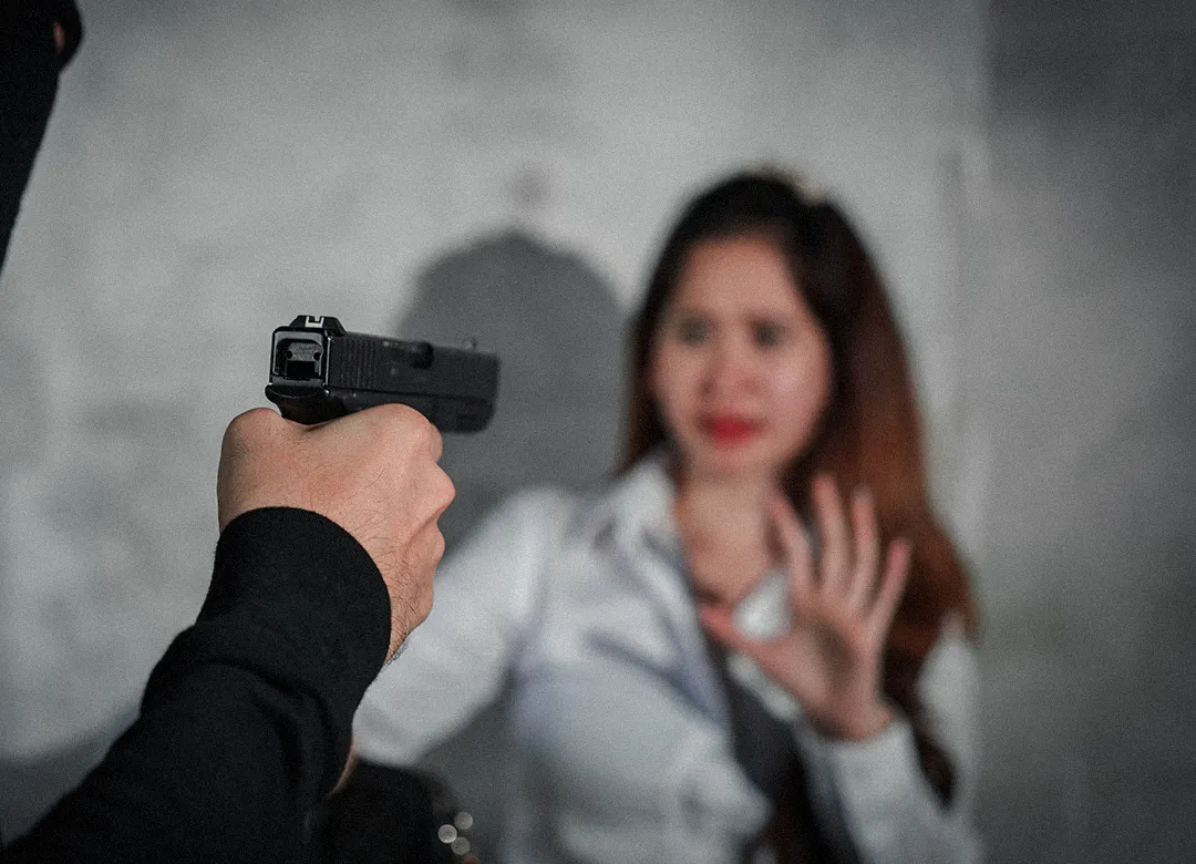 threats with fire arms